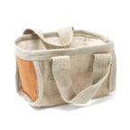 Pieni ostoskori – 16 × 10 × 12 cm – kurkumankeltainen