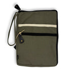 Canvas Tablet Pouch - Olive - 21x29cm