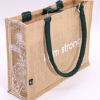 Hop Hare Jute Big Bag - I am Strong