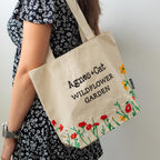 Agnes + Cat Wildflower Garden -kangaskassi – punaiset kukat