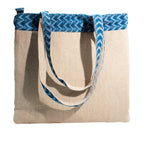 Patchwork Kathmandu Tote Bag - Dhaka Design (37x38cm)