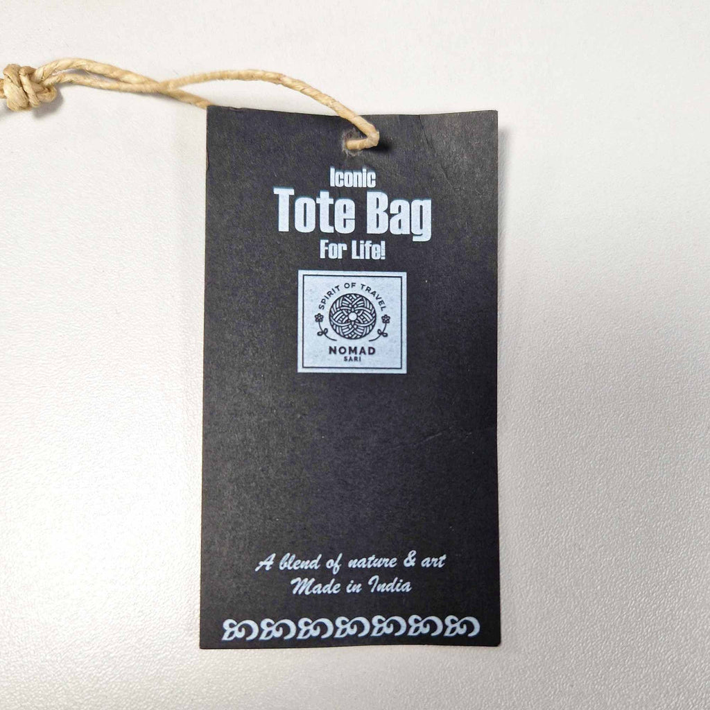 Nomad Sari Iconic Basic Tote Bag - ACCESS ALL AREA - Natural 4oz
