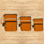 Canvas Tablet Pouch - Orange - 21x29cm