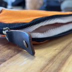 Canvas Tablet Pouch - Orange - 21x29cm