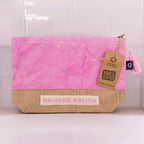 Pamper-Kosmetiktasche – Pink & Lila – Stonewash