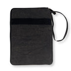 Stonewash Tablet Pouch - Charcoal - 21x29cm