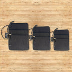 Stonewash  Large Laptop Pouch - Charcoal - 30x40cm