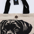 Nomad Sari Iconic Classic Tote Bag - It's a Dogs Life - White 10oz