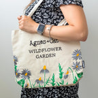 Agnes + Cat Wildflower Garden -kangaskassi – violetit kukat