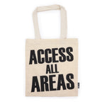 Nomad Sari Iconic Basic -kangaskassi – ACCESS ALL AREA – luonnonvärinen, 4 oz