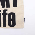 Nomad Sari Iconic Basic Tote Bag - IT's MY LIFE - Natural 4oz