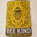Nomad Sari Iconic Toni -kangaskassi – Bee Kind – luonnonvärinen, 10 oz