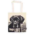 Nomad Sari Iconic Basic Tote Bag - Dog's Life - Natural 4oz