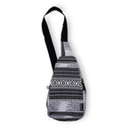 Luonnonvärinen jakardilaukku – Urban Caravan – crossbody-laukku